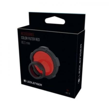 Ledlenser Red Colour Filter for MT18 (85.5mm)
